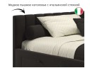 Мягкая кровать-тахта Milena 1200 шоколад с ящиками