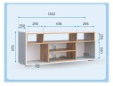 Чезаре c подсветкой белый / дуб вотан ТВ-тумба арт. 1560087