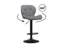 Trio light gray / black Барный стул