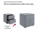 Мягкая кровать Milena 1200 серая с подъемным механизмом арт. 1076927