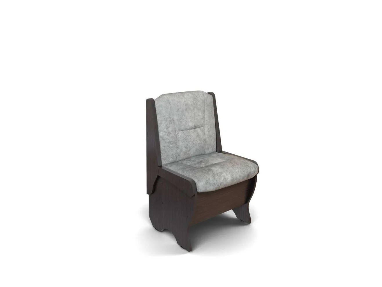 Скамья Лотос 550 / Венге / Велюр Графит арт. 1149683