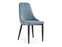 Kora light blue / black Стул на металлокаркасе