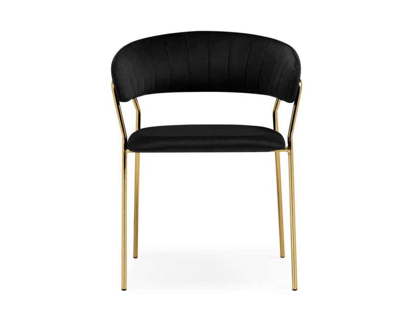 Kamelia 1 black / gold Стул на металлокаркасе