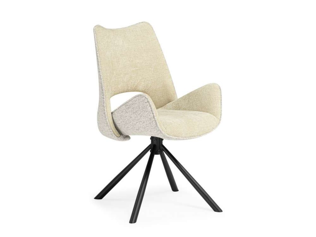 Balaton 360 крутящийся beige / black Стул на металлокаркасе