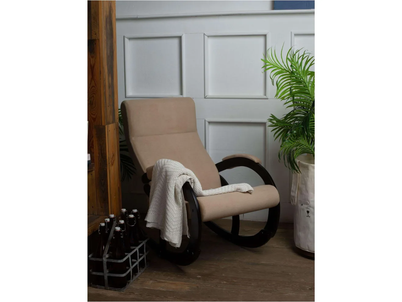 Кресло-качалка КОРСИКА ткань BEIGE арт. 1208257