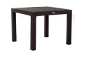 Стол пластиковый RATTAN 95x95см квадратный (коричневый) арт. 1596505