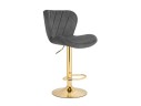 Porch dark gray / golden Барный стул