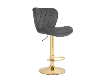 Porch dark gray / golden Барный стул