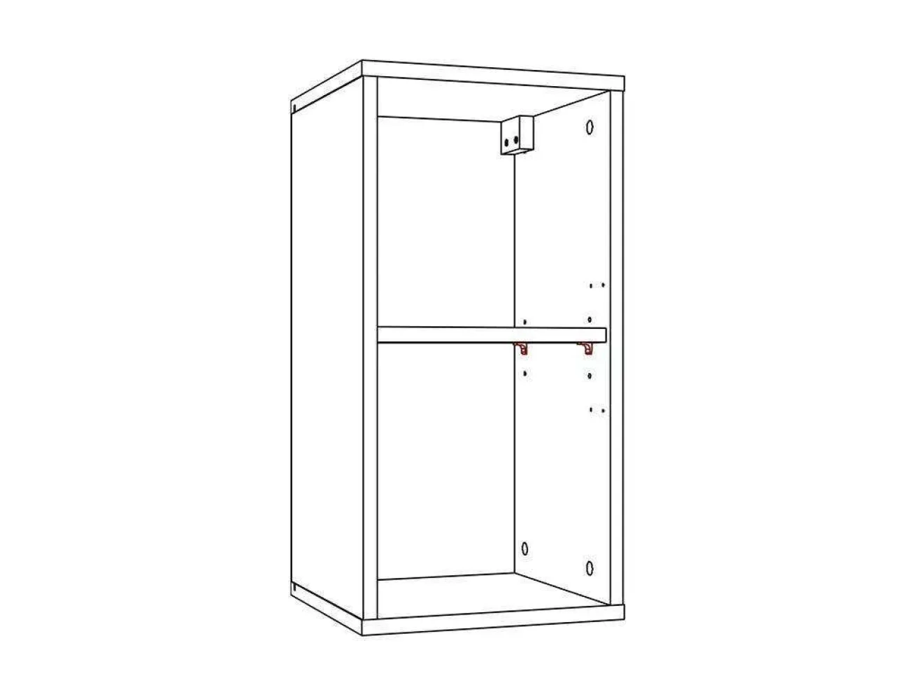 НМ 014.53-02 Шкаф Саммит / ясень анкор тёмный / графит софт арт. 26704