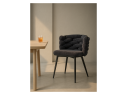 на металлокаркасе Rendi gray-blue / black Стул на металлокаркасе