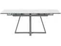Стол обеденный STOOL GROUP Керас 120-180*80 Snow white, подстолье серое арт. 1568357