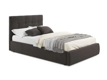 Мягкая кровать Selesta 1200 шоколад с подъемным механизмом