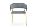 Kamelia 1 gray / gold Стул на металлокаркасе арт. 1576883