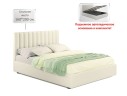 Мягкая кровать Olivia 1600 беж с подъемным механизмом