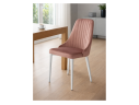 Kora dark pink / white Стул на металлокаркасе