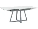 Стол обеденный STOOL GROUP Керас 120-180*80 Snow white, подстолье серое арт. 1568357