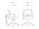 Ergoplus light gray / white Компьютерное кресло