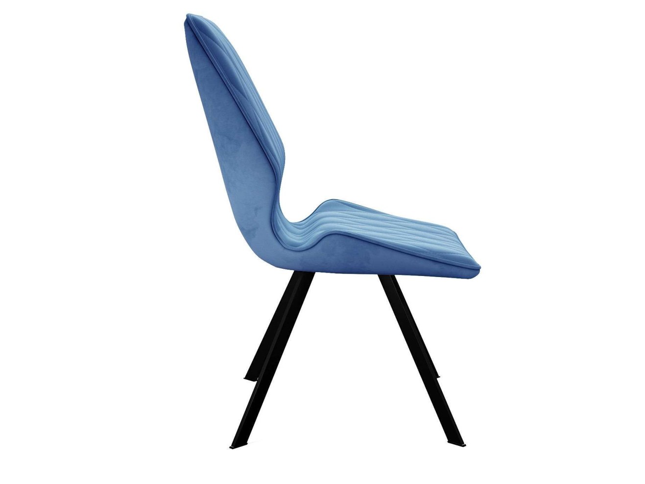 Стул DikLine 242M B8 BLUE, ножки черные