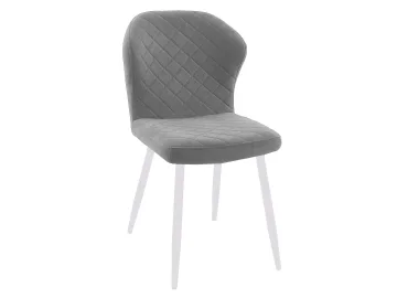 Стул DikLine 239М B22 GREY, ножки белые