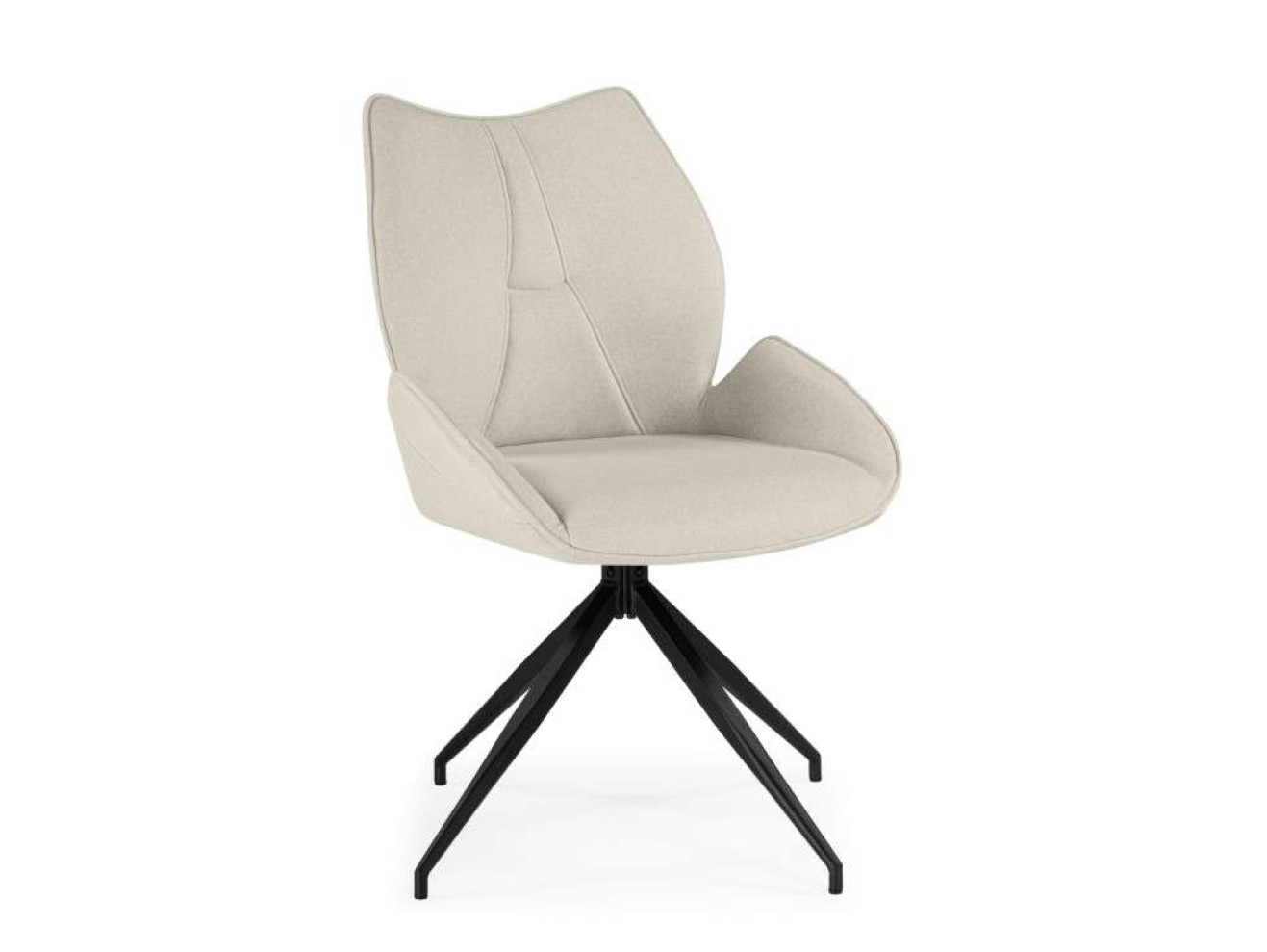 Miranda 360 крутящийся beige / black Стул на металлокаркасе