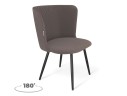 Стул Sheffilton SHT-ST36/S1470-VP кофе мокко/черный муар арт. 1367709