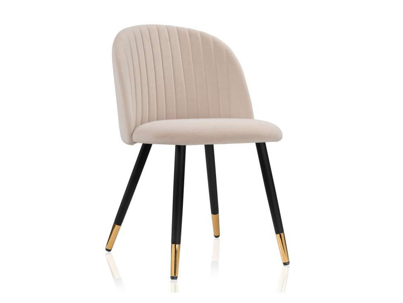 Gabi beige / black / gold Стул на металлокаркасе арт. 1350195
