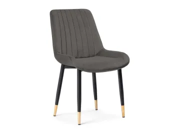 Seda-1 dark gray / gold / black Стул на металлокаркасе