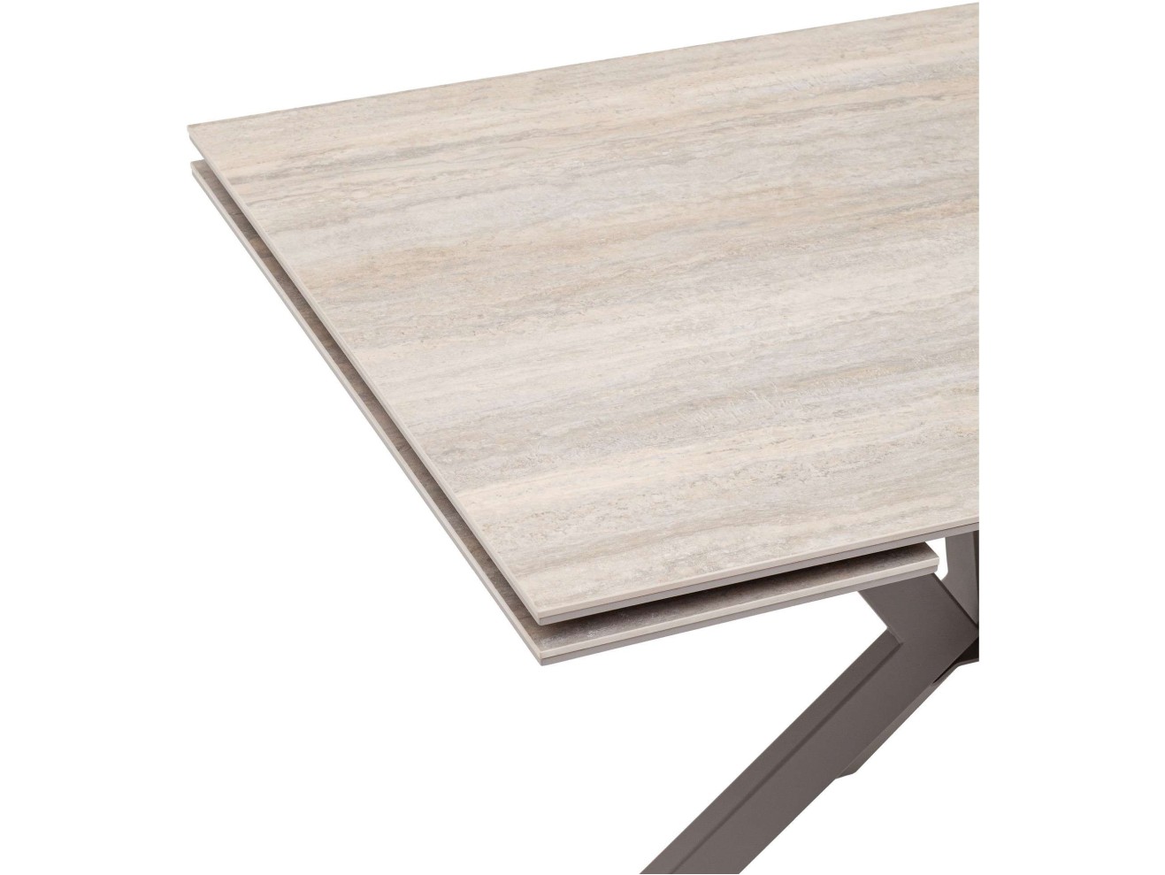 Стол обеденный STOOL GROUP Marmer 120-180/80/76 столешница МДФ16/керамика STr, капучино