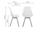Bonuss dark gray Пластиковый стул