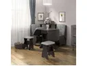 Скамья Лотос 550 / Венге / Велюр Графит арт. 1149683