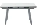 Стол обеденный STOOL GROUP Тайл 140-200*85 Snow white, подстолье серое арт. 1568359