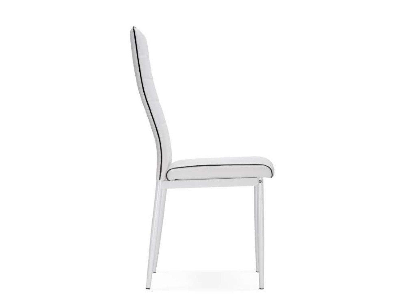 на металлокаркасе DC2-001 white / black Стул на металлокаркасе