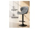 Trio light gray / black Барный стул