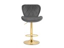 Porch dark gray / golden Барный стул