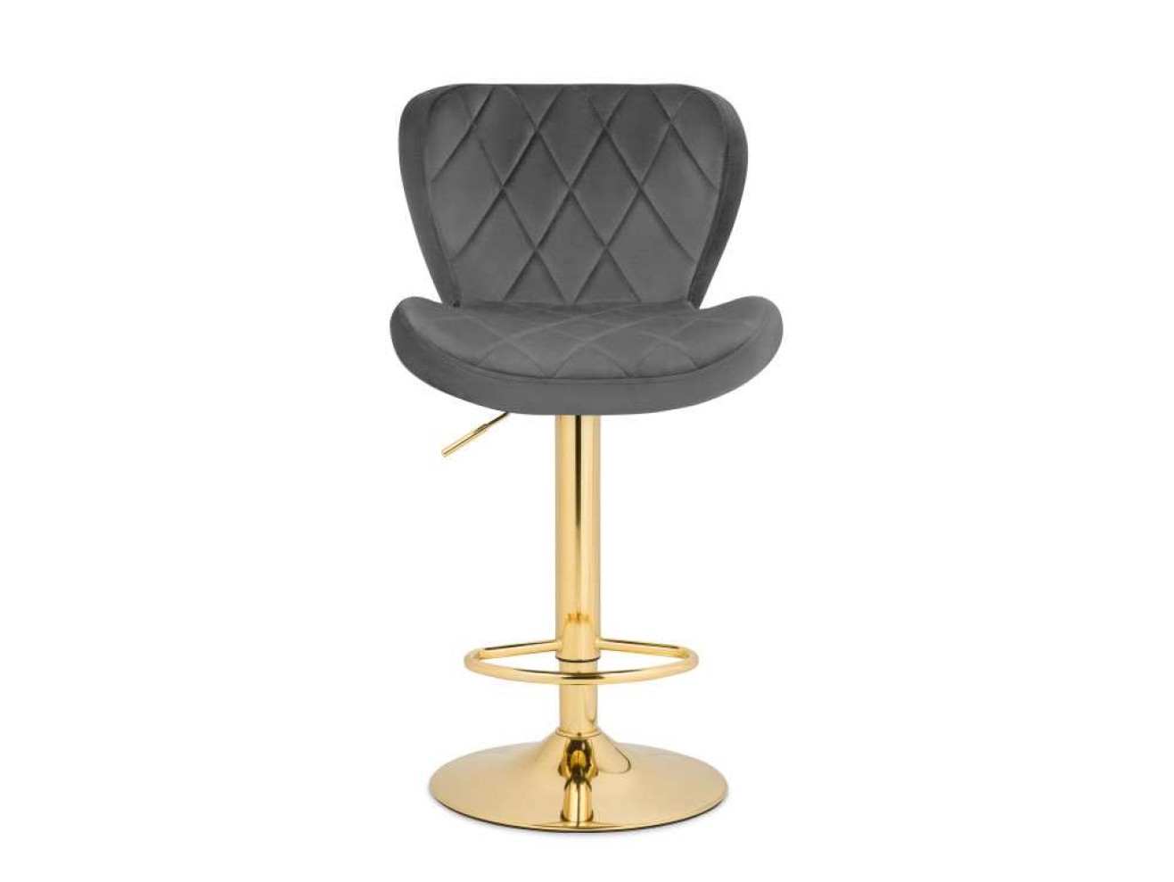 Porch dark gray / golden Барный стул