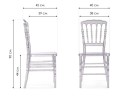 Chiavari 1 clear white Пластиковый стул