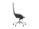 Кресло руководителя STOOL GROUP TopChairs Soulo бежевый/серый арт. 1568055