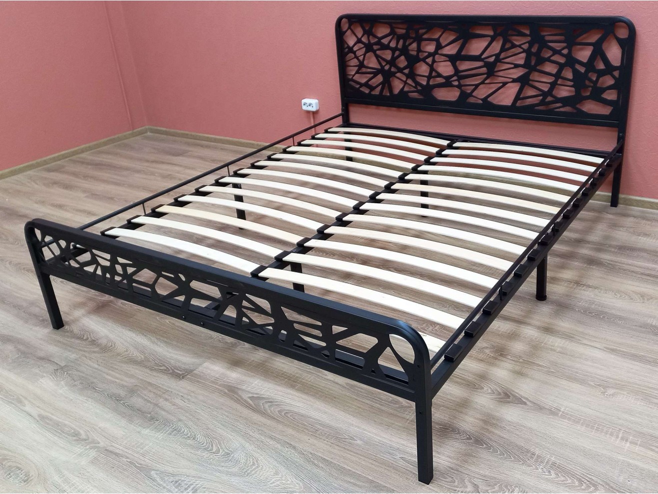 Кровать КМД 16 ОРИОН 140 черный арт. 891485