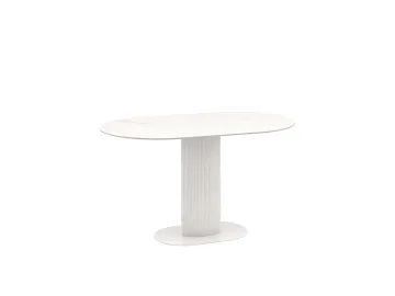 Стол обеденный STOOL GROUP Mystery 130*80 Белый, керамика