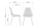 на металлокаркасе Vero белый Стул на металлокаркасе арт. 774273