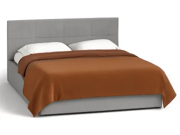 Манака 160х200 ткань серая Кровать