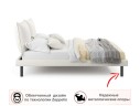 Мягкая кровать Fly 1400 беж с ортопедическим основанием