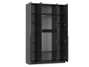 Шкаф для одежды 67.09 Брандо (4-х дв.) (диамант серый/фасад ЛДСП диамант серый) арт. 1325541
