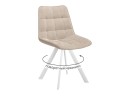 Стул DikLine 229 поворотный, B03 BEIGE, ножки белые