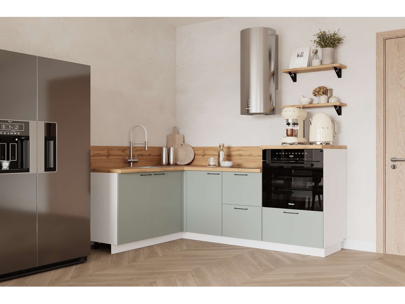КГ Угловой 1500*2100 (без пм) Эмаль, Олива  Арника РМ в.3 арт. 1583001