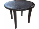 Стол пластиковый арт.ЭП 013679 круглый (шоколад) арт. 1596427