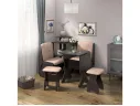 Скамья Лотос 550 / Венге / Велюр Латте арт. 1149687