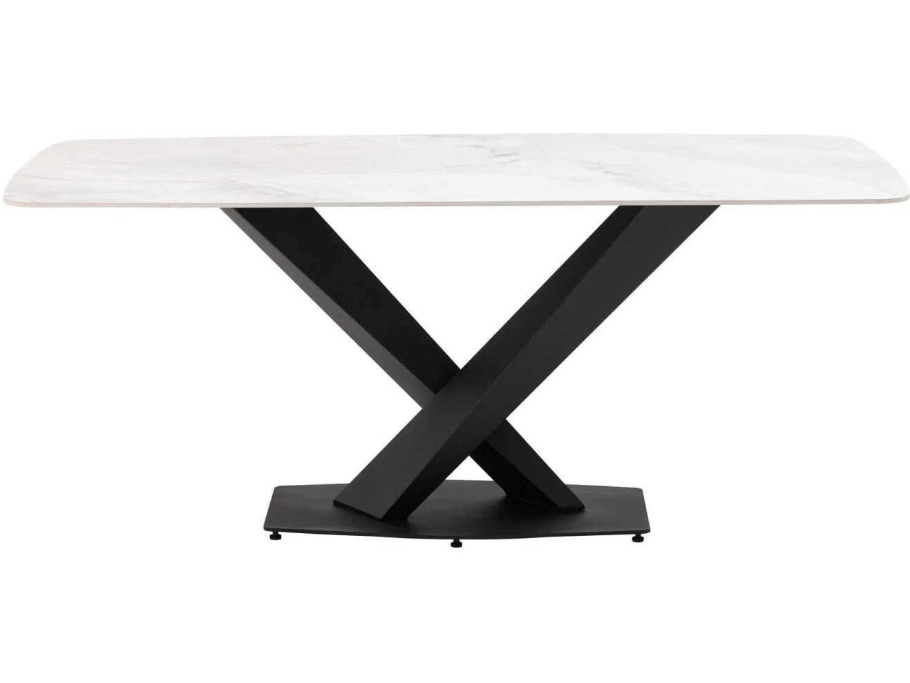 Стол обеденный STOOL GROUP Belle 180х90 белый мрамор арт. 1567867