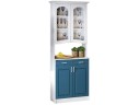 Буфет Констанция 2-х створчатый (Белый матовый / голубой) арт. 991299