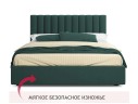 Мягкая кровать Olivia 1600 изумруд с ящиками арт. 1076949